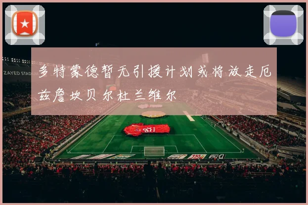 多特蒙德暂无引援计划或将放走厄兹詹坎贝尔杜兰维尔